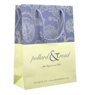 Patch Handle Paper Bags Printed Carrier Bags