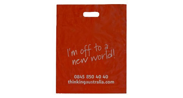 Patch Handle Polythene Carrier Bags Printed Carrier Bags
