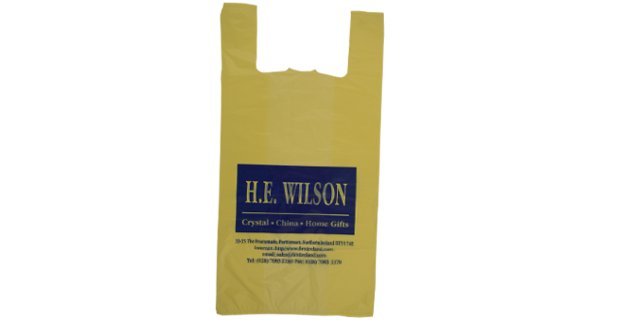 Vest Handle Polythene Carrier bags Printed Carrier Bags