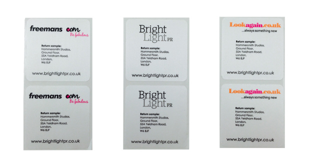 Fabric Labels Printed Carrier Bags