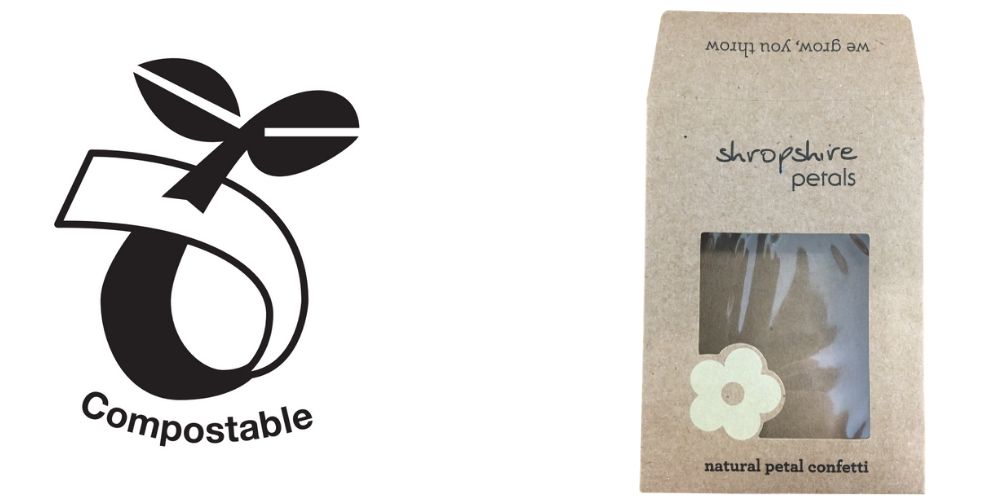 Compostable Clear Windows Printed Carrier Bags