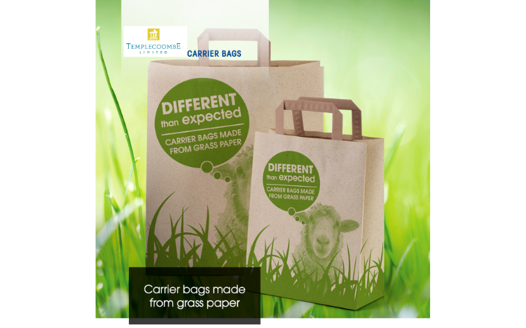 Grass Paper Carrier Bags