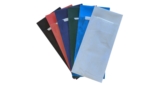 Stock Cutlery Sleeves Printed Carrier Bags