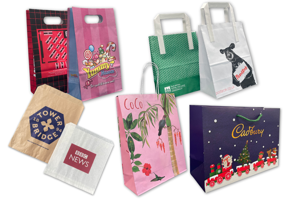 Printed Paper Bags Printed Carrier Bags