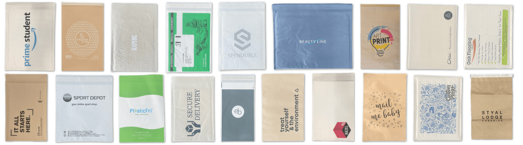 Paper Mailing Bags Printed Carrier Bags