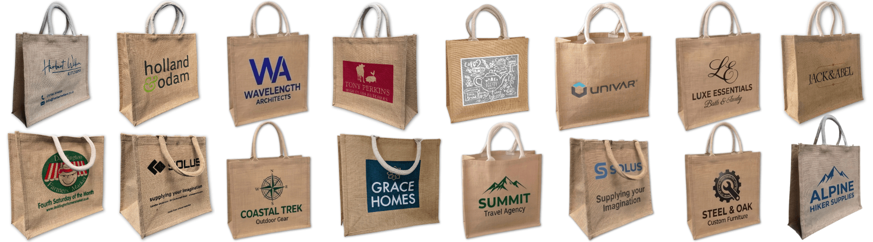 Jute Bags Printed Carrier Bags