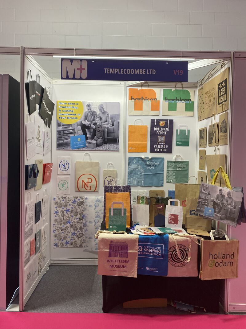Why We Kept It Simple at the Museums + Heritage Show Printed Carrier Bags